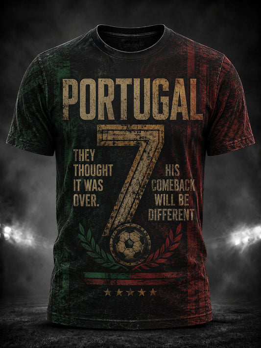 Men's Portugal Football Legend Graphic T-shirt