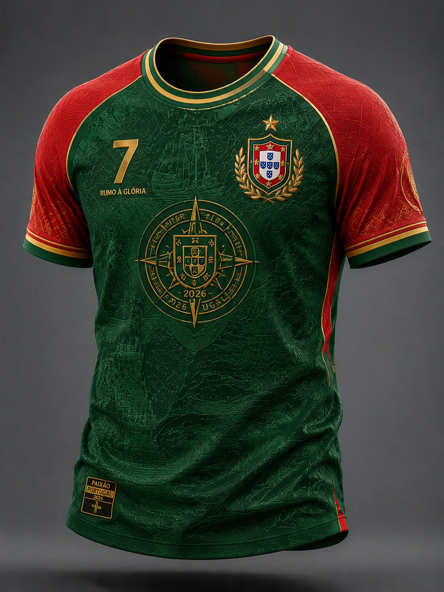 Men's 2026 Portugal Classic Soccer T-Shirt