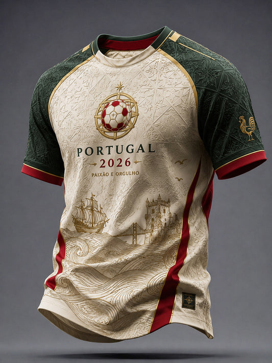 Men's 2026 Portugal Soccer Fan T-Shirt