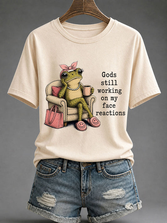 Women’s Funny Christian Print Casual T-Shirt