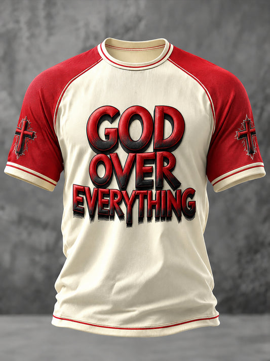 Men's Faith Printed Casual short sleeves t-shirt