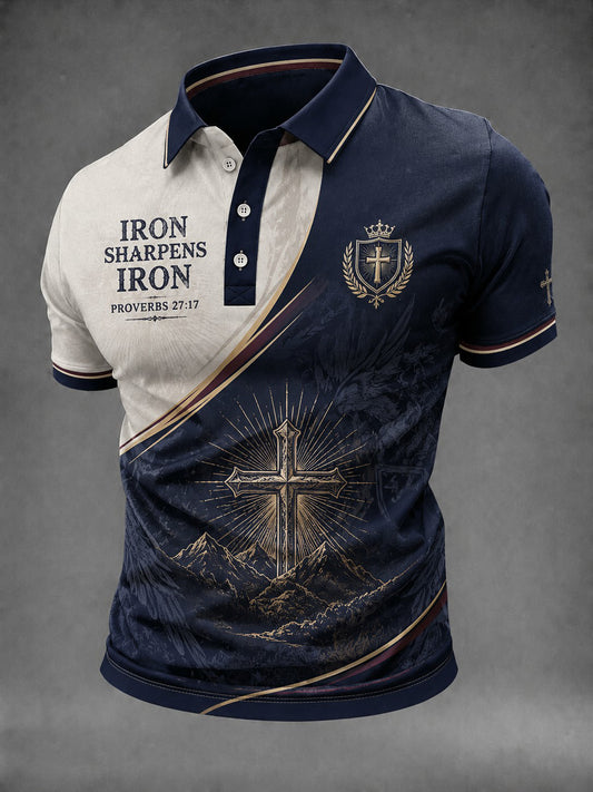 Men's Iron Sharpens Iron 27:17 Printed Shirt