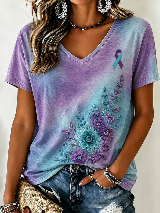 Women's Suicide Prevention Awareness T-shirt