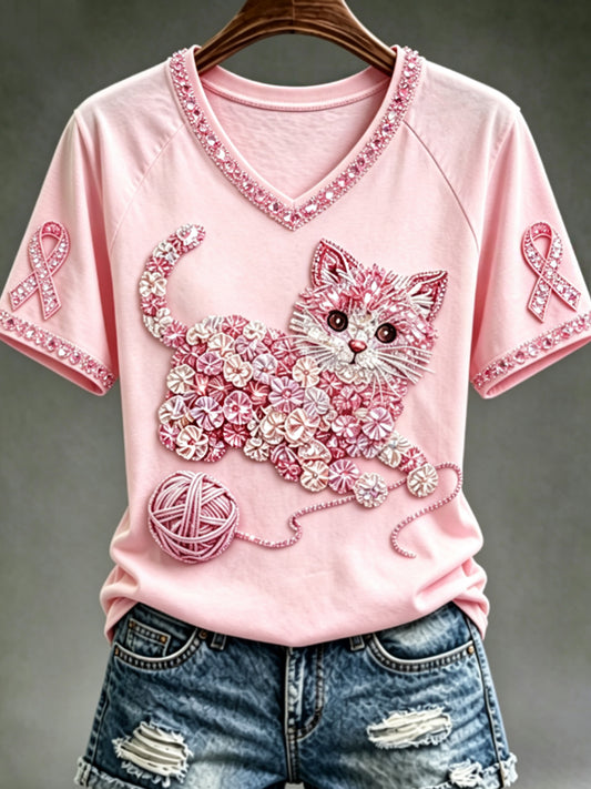 Women's Breast Cancer Awareness T-shirt