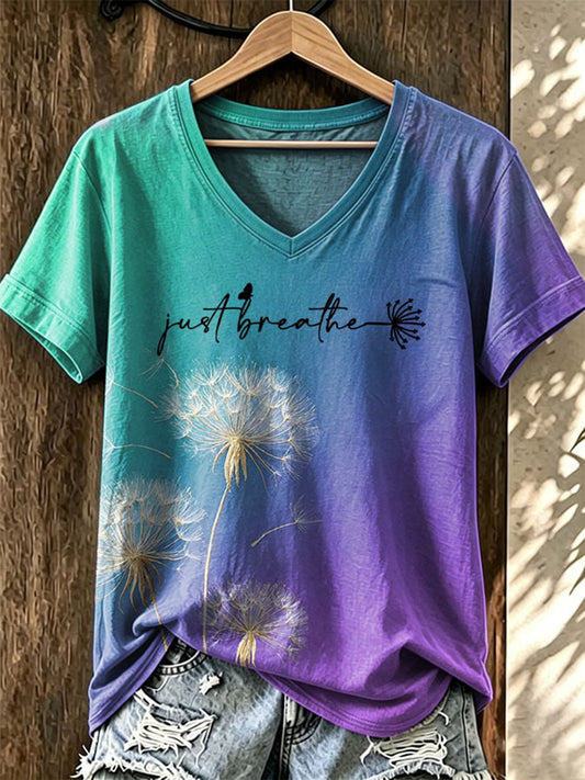 Women's Suicide Prevention Awareness Print T-shirt