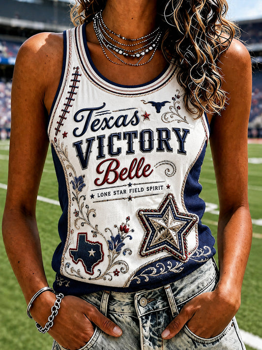 Women’s Rugby Dallas Cowboys Printed Casual Vest
