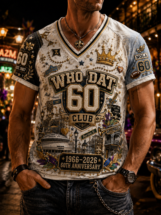 Men's New Orleans Saints V-Neck T-Shirt