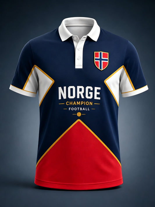 Men's Norway Day Commemorative Art Print Polo