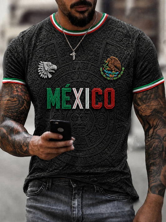 Men's Mexico  Lover Art  O-neck T-shirt