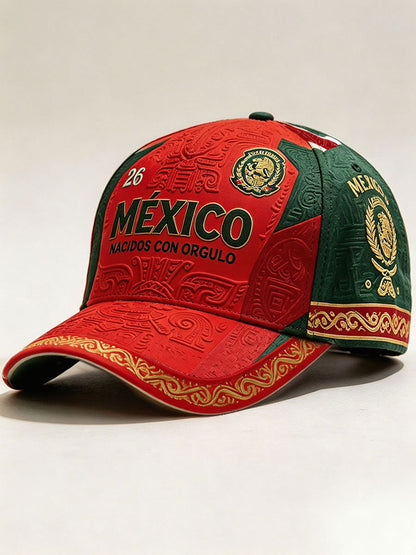 Unisex Mexico Independence Day Art Printed Hat