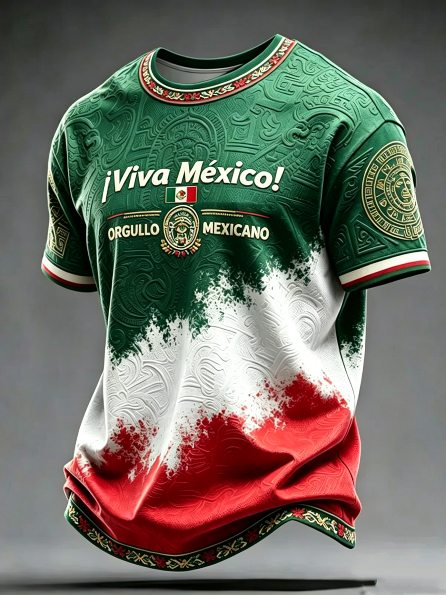 Men's Mexico Printed short sleeves t-shirt