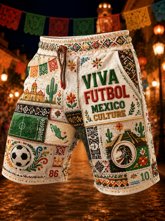 Men's Mexican Football Shorts
