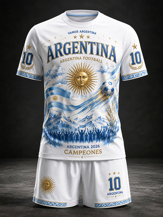 Men's 2026 Argentina Football Style Suits