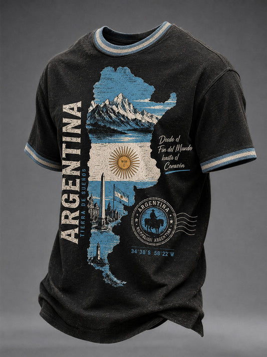 Men's Argentina Short Sleeves T-shirt