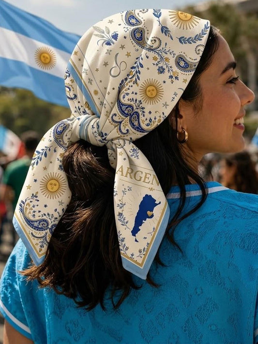 UnisexArgentina Printed Bandana