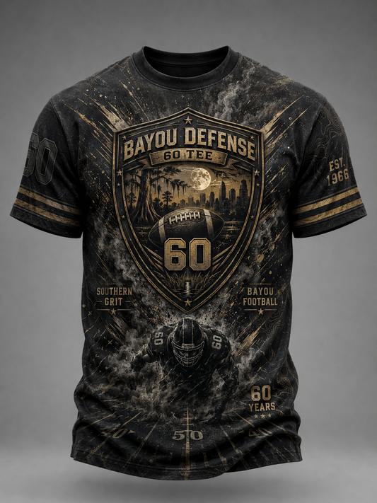Men's The 60th Anniversary Of The New Orleans Saints Team Short Sleeves T-Shirt