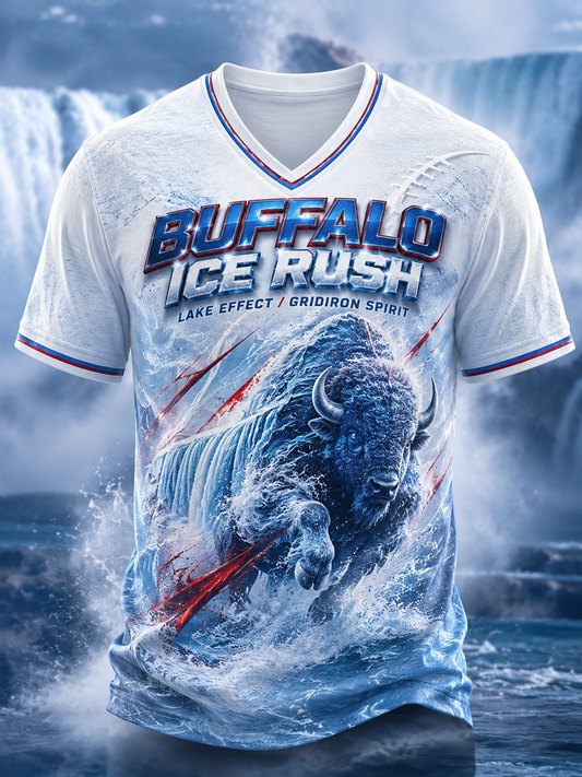 Men's Buffalo Bills V-Neck T-Shir