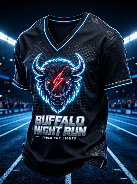 Men's Buffalo Bills V-Neck T-Shir