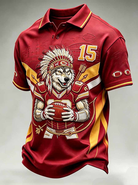 Men's Printed Polo Shirt
