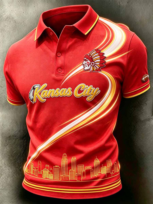 Men's Printed Polo Shirt