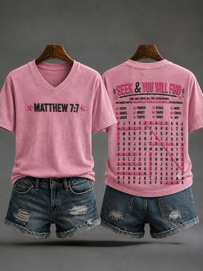 Women's Seek You Will Find Short-sleeved T-shirt