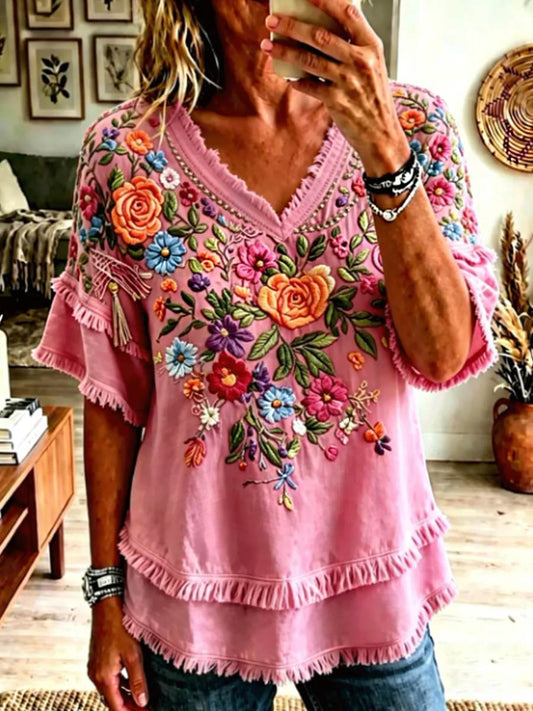 Women's Cotton-Linen Shirt