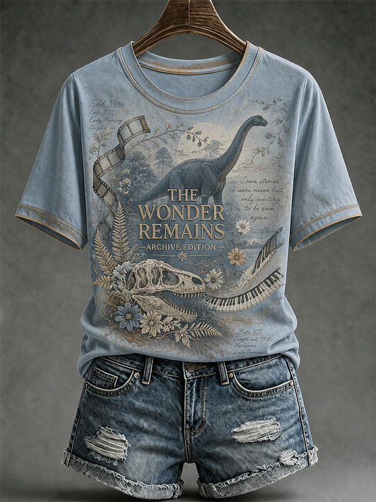 Women's Rip NZ Jurassic Legend Print Casual Tee
