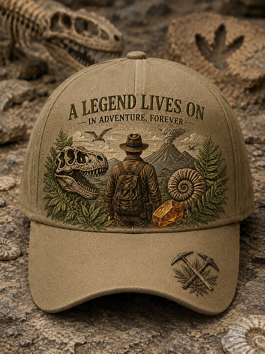 Unisex R.I.P Dinosaur Explorer Memorial Hat