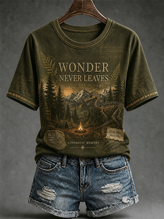 Women's Rip NZ Jurassic Legend Print Casual Tee