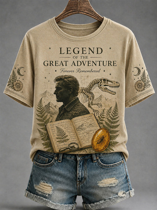 Women's R.I.P Dinosaur Explorer Memorial Tee