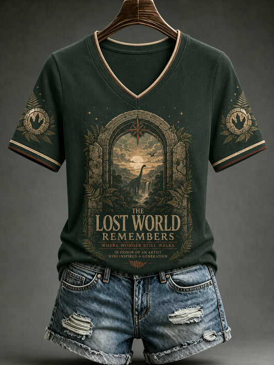 Women's Rip NZ Jurassic Legend Printed  Short Sleeve T-shirt