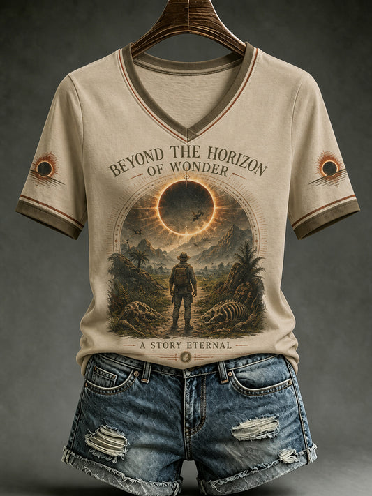 Women's Rip NZ Jurassic Legend Printed  Short Sleeve T-shirt