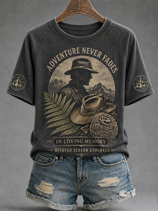 Women's R.I.P Dinosaur Explorer Memorial Tee