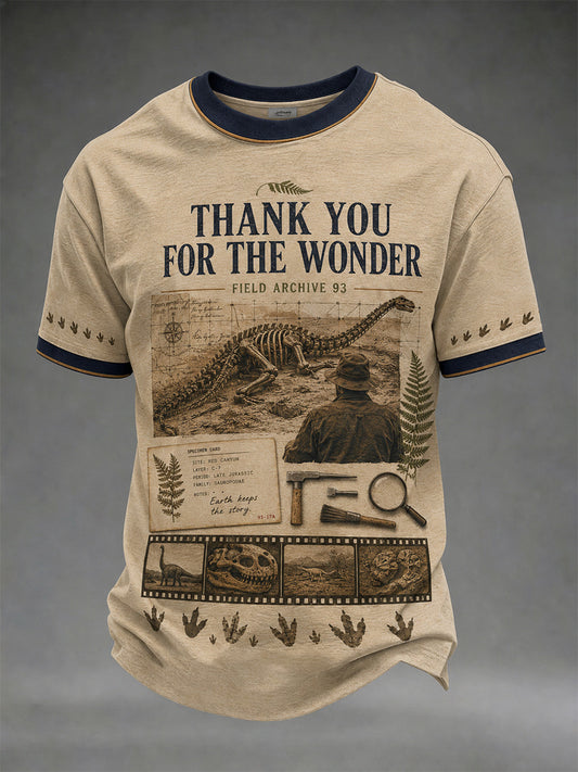 Men's Rip NZ Jurassic Legend Print Casual Tee