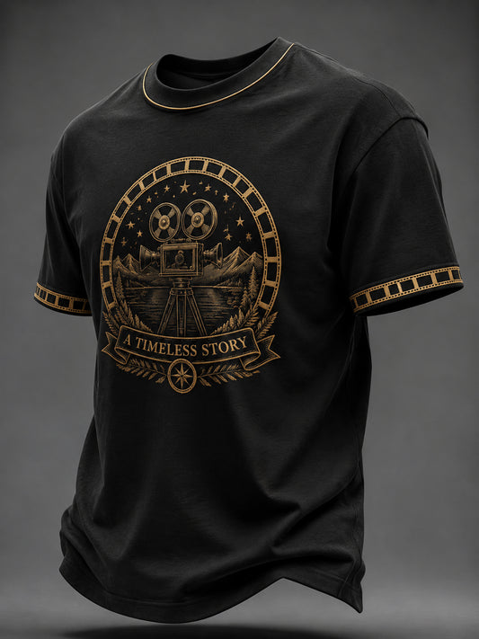 Men's A TIMELESS STORY Printed T-shirt
