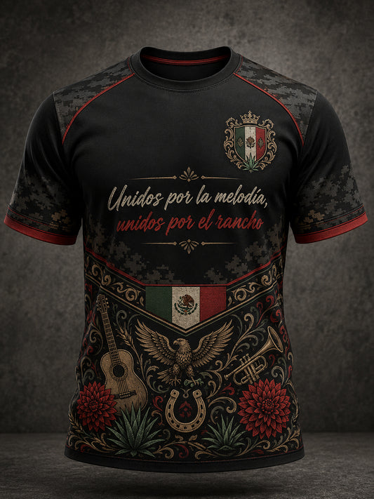 Men's Mexican Independence Day Commemorative Graphic Print T-Shirt