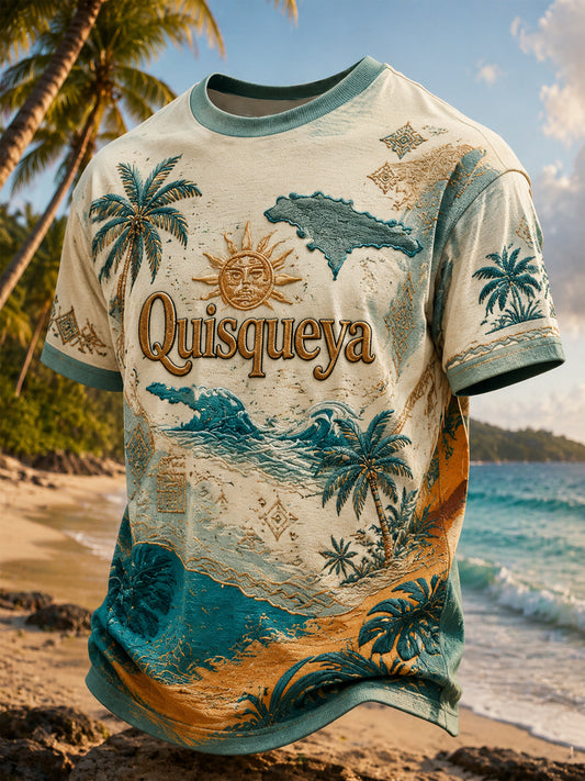 Men's Dominican Quisqueya Printed T-shirt