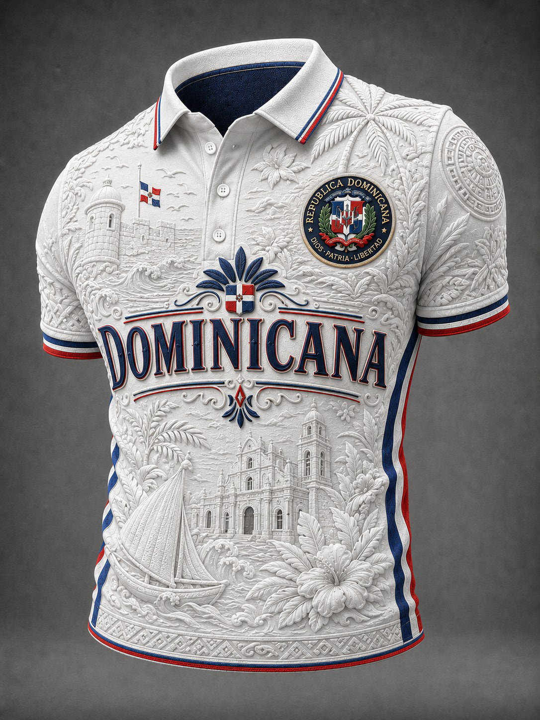 Men's Dominican Printed Shirt