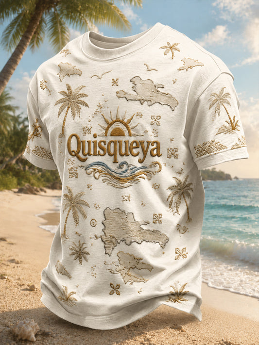 Men's Dominican Quisqueya Printed T-shirt