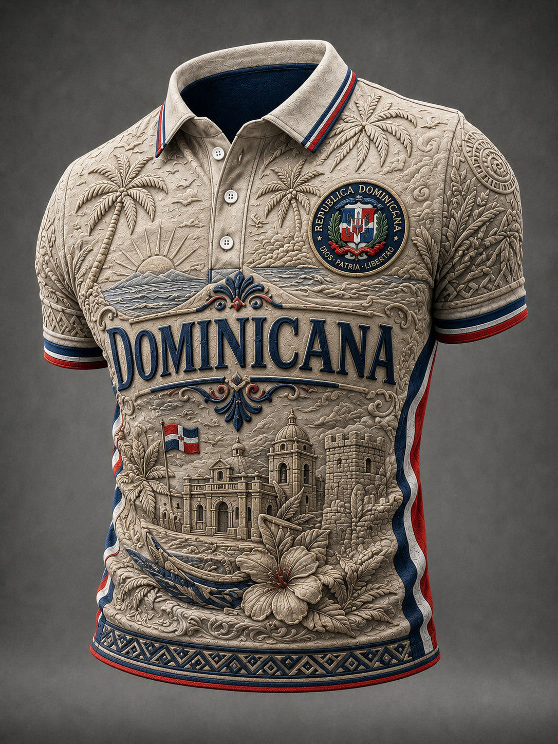 Men's Dominican Printed Shirt