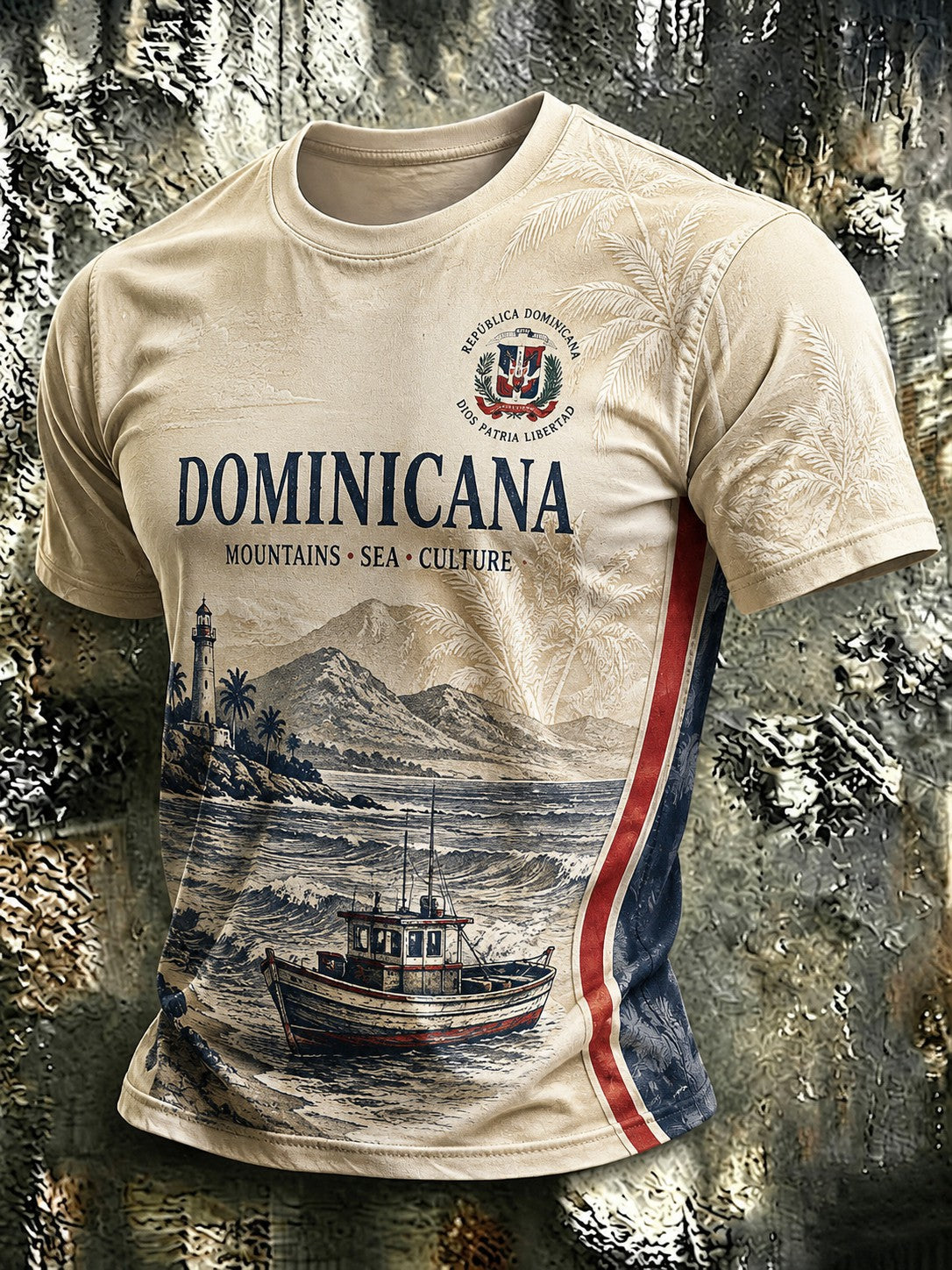 Men's Dominican Printed T-shirt