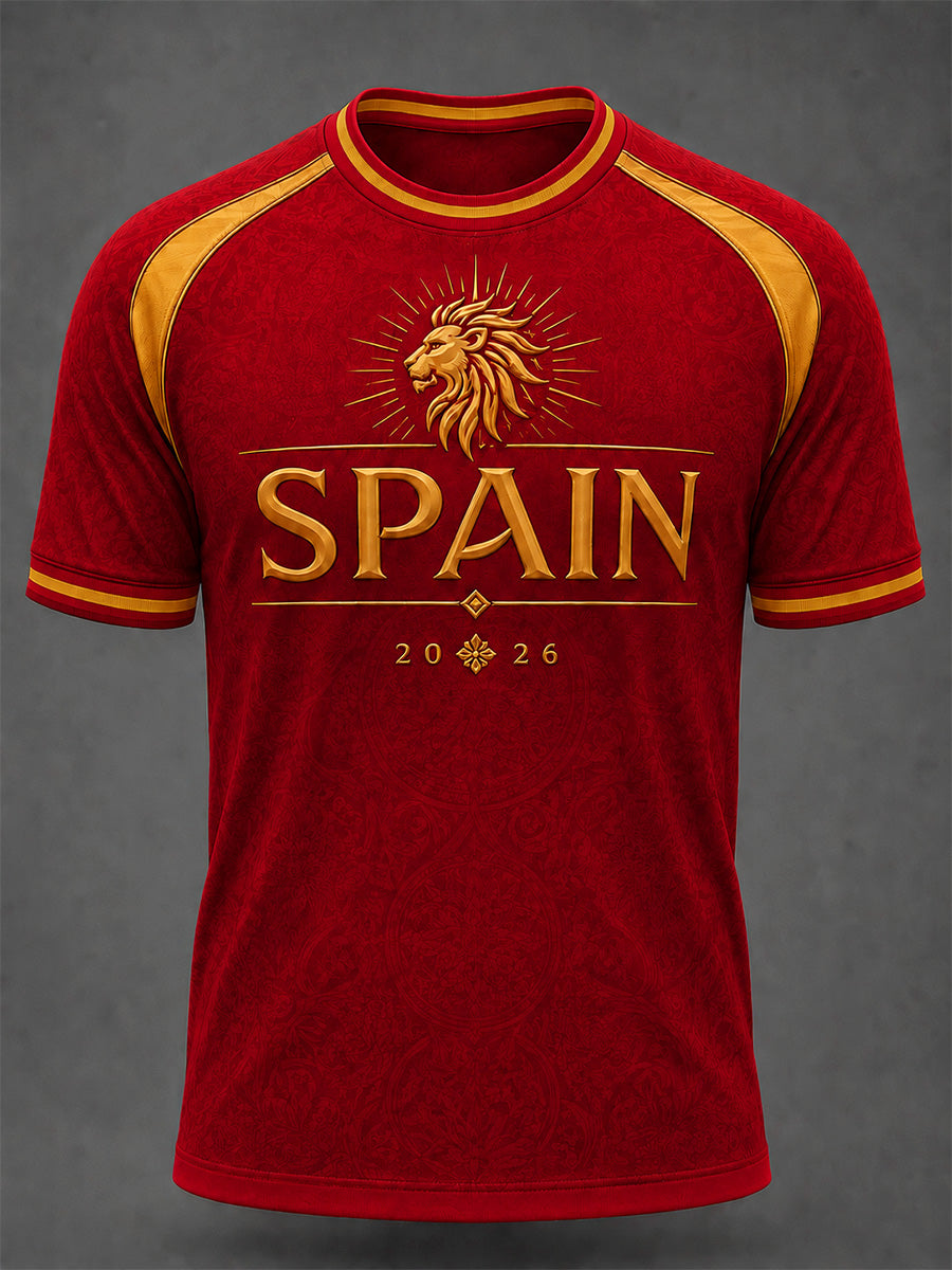 Men's Gift For Football Fans Print Casual Tee