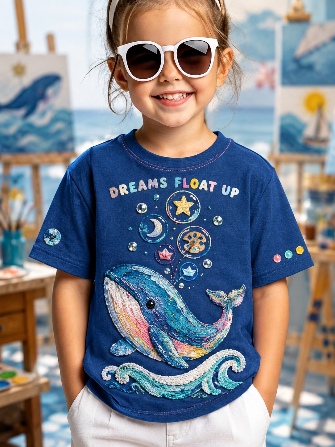 Interesting Animals Print Short Sleeve T-Shirt