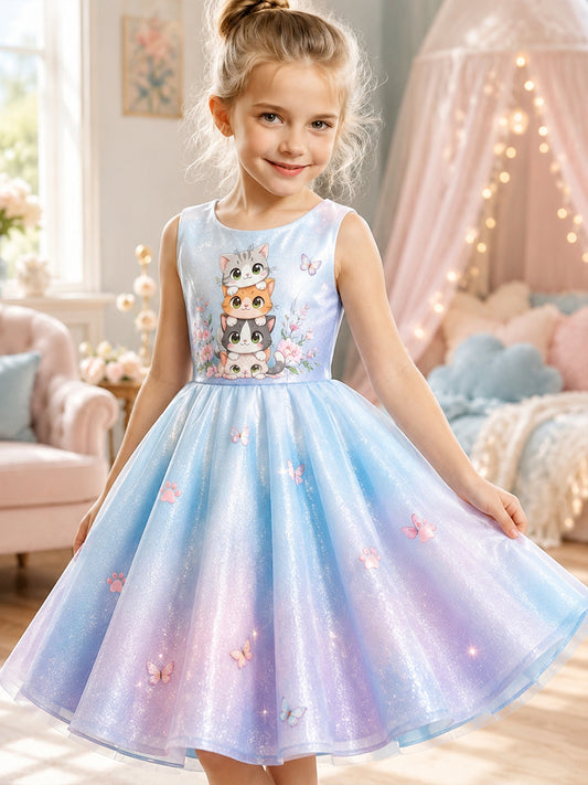 Girls' Animal Print Art Dress