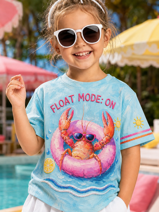Interesting Animals Print Short Sleeve T-Shirt