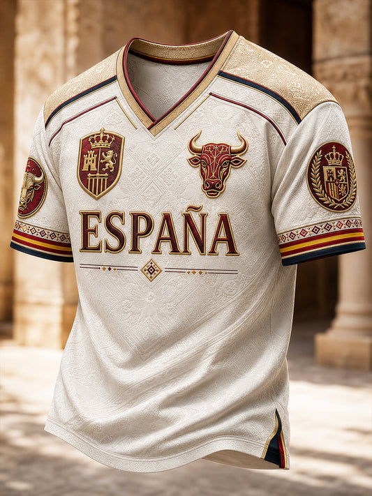 Men's Spain V-neck T-shirt