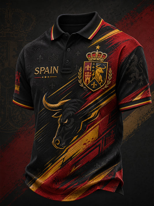 Men's Spain Short Sleeves T-Shirt