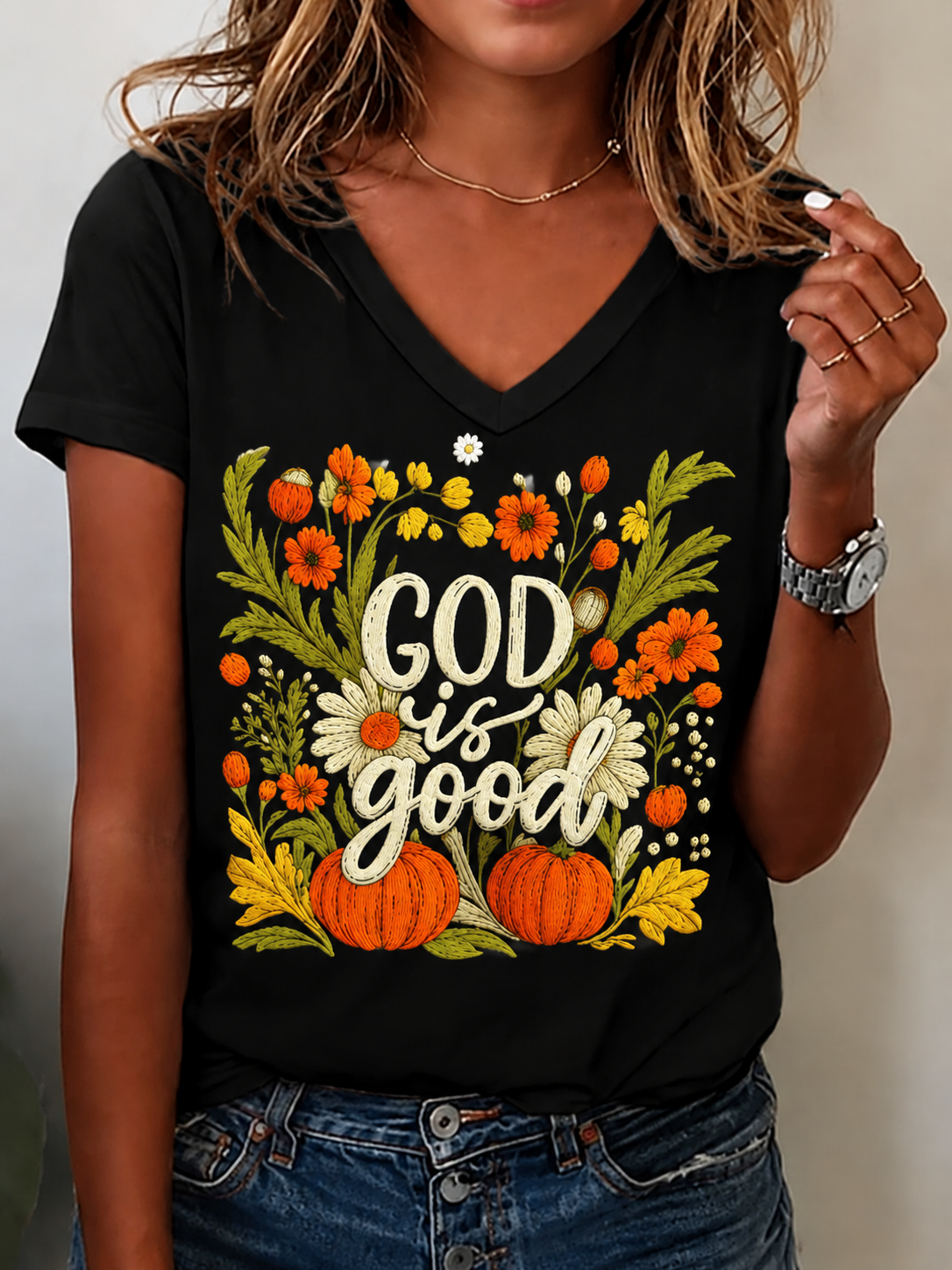 Women's God Is Good Short-sleeved T-shirt