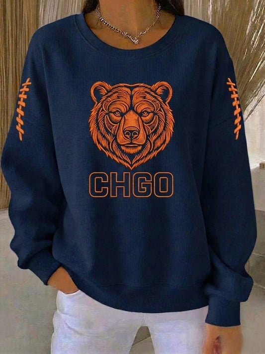 Women's Retro Rugby Sweatshirt