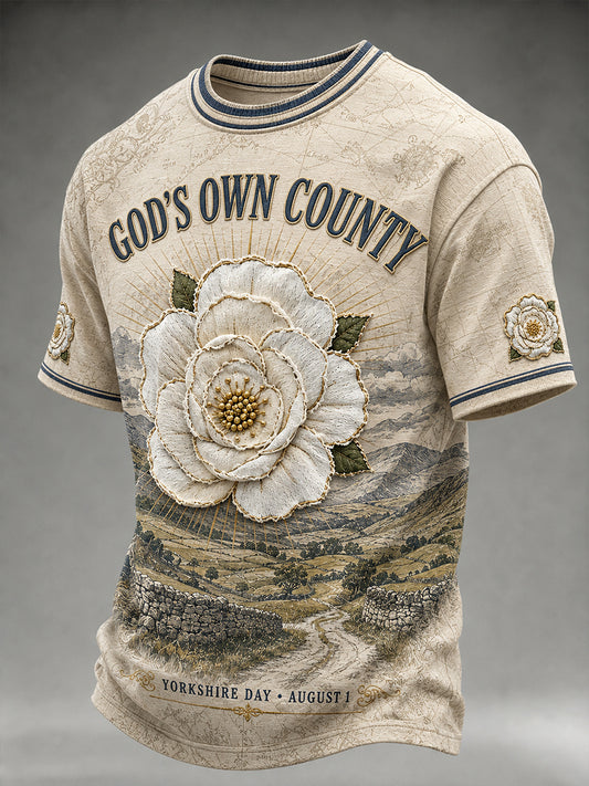 Men's Yorkshire England Short Sleeves T-Shirt